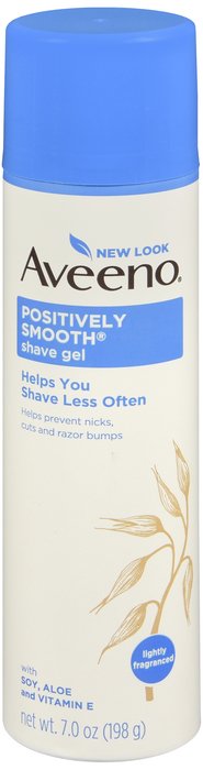 Aveeno Positively Smooth Shave Gel 7 oz By J&J Consumer USA 