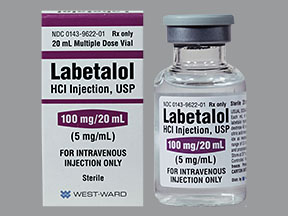 Beta-Adrenergic Blocking Agent <BR>Labetalol HCl <BR>5 mg / mL Intravenous  Injection <BR>Multiple Dose Vial 20 mL<BR> 00409-2267-20