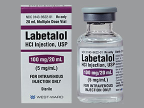 Practi-Labetalol (100 mg/20 mL) 20 mL Vial - 30 Count