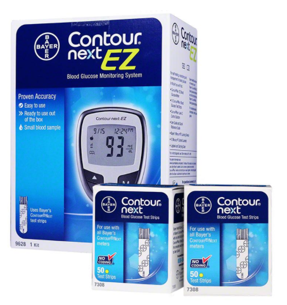 Contour Next EZ Meter System System By Ascensia Diabetes Care USA 