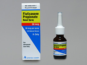 Rx Item-Fluticasone 50MCG 16 GM Spray by Apotex Pharma USA 