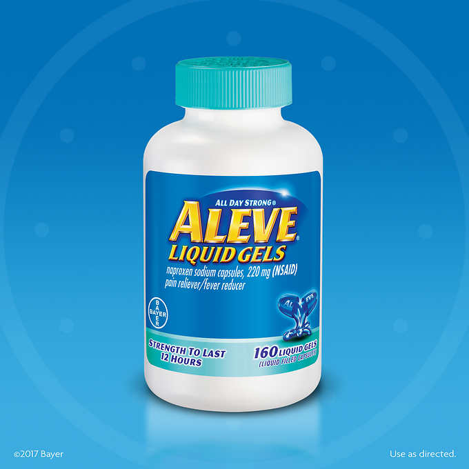 aleve pain reliever 160 liquid gels does midol come in liquid form