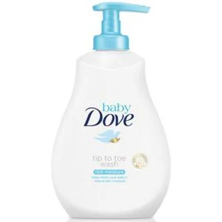 Case of 4-Dove Baby Wash Rich Moisture  13 oz By Unilever Hpc-USA 