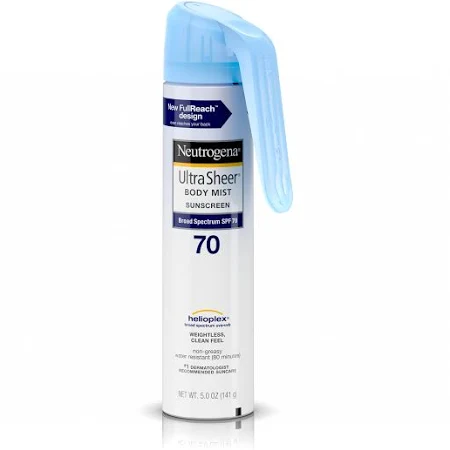 Neutrogena Ultra Sheer SPF 70 Spray 5 oz By J&J Consumer USA 