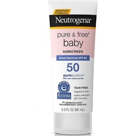 Neutrogena Pure Baby SPF 50 Lotion 3 oz By J&J Consumer USA 