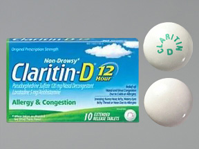 Case of 72-Claritin D 12HR Tablet 10 By Bayer Corp/Consumer Health USA 