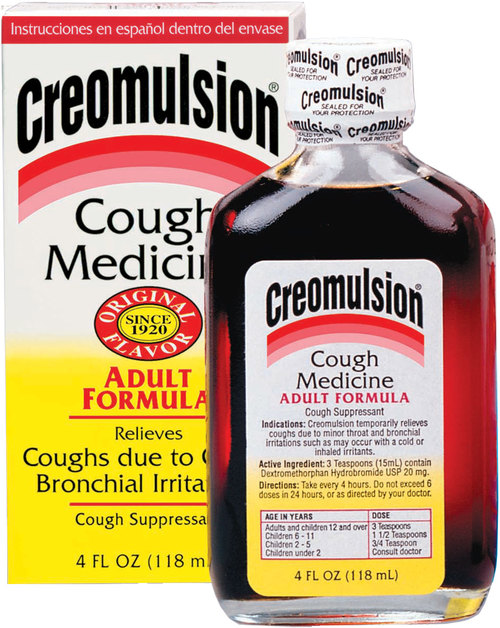 Creomulsion Adult Cough Syrup Formula Liquid 4 oz By Socius Care USA 