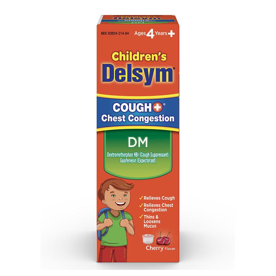 Delsym Child Cough+DM Congest Liquid 4 oz By RB Health  USA 