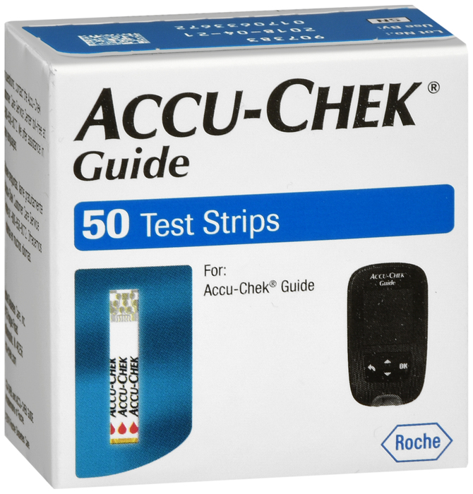 Accu-Chek Guide Test Strips Ftv 50 By Roche Diabetes Care USA 