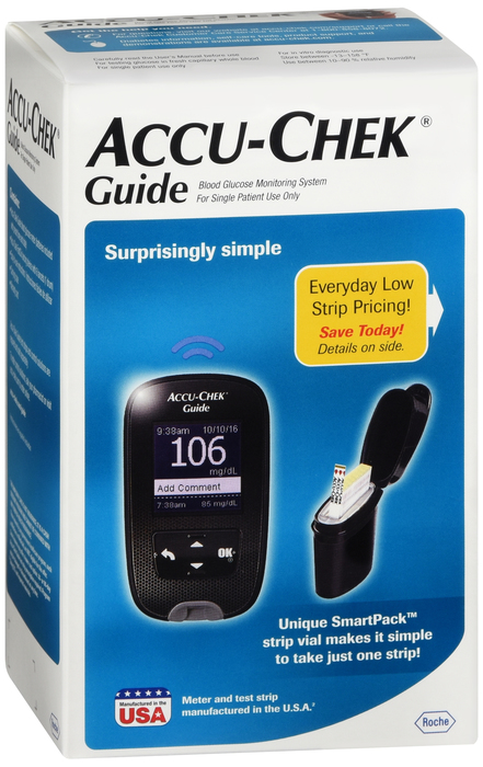 Case of 10-Accu-Chek Guide Care Kit Retail Kit By Roche Diabetes Care USA 
