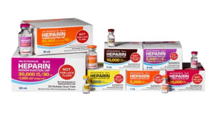 Rx Item-Heparin Sodiu 1000UN 25X1 ML Multi Dose Vial by Mckesson Packaging Svc USA