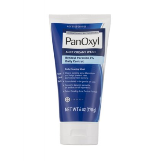 Pack of 12-Panoxyl Acne Creamy Wash 4% Wash 6 oz By Emerson Healthcare USA 