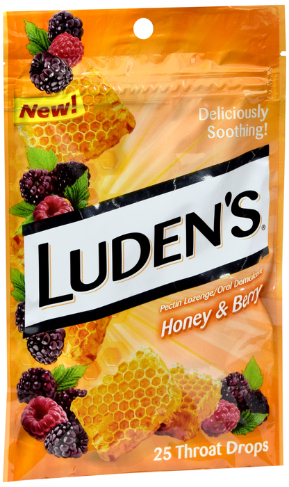 Ludens Bag Honey Berry Drops 25 By Medtech USA 