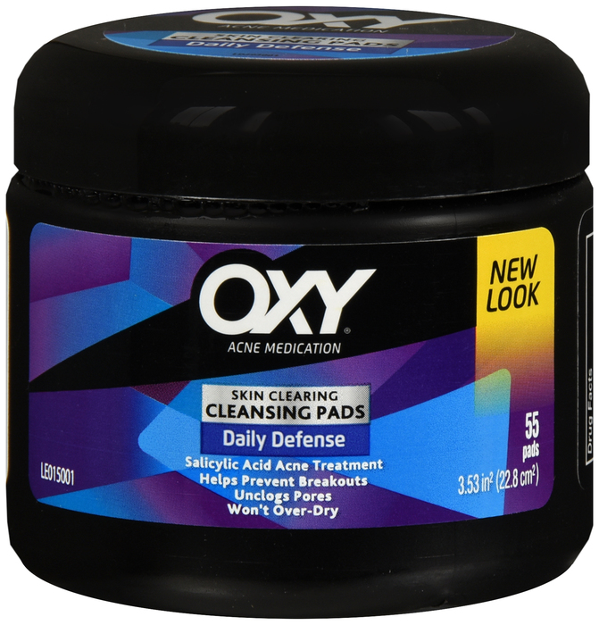 Oxy Daily Cleansing Pads Maximum Pad 55 By Mentholatum Co The USA 