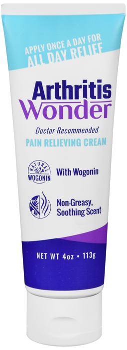 Arthritis Wonder Menthol Topical Pain Relievng Cream 4 oz By G2 Products USA 