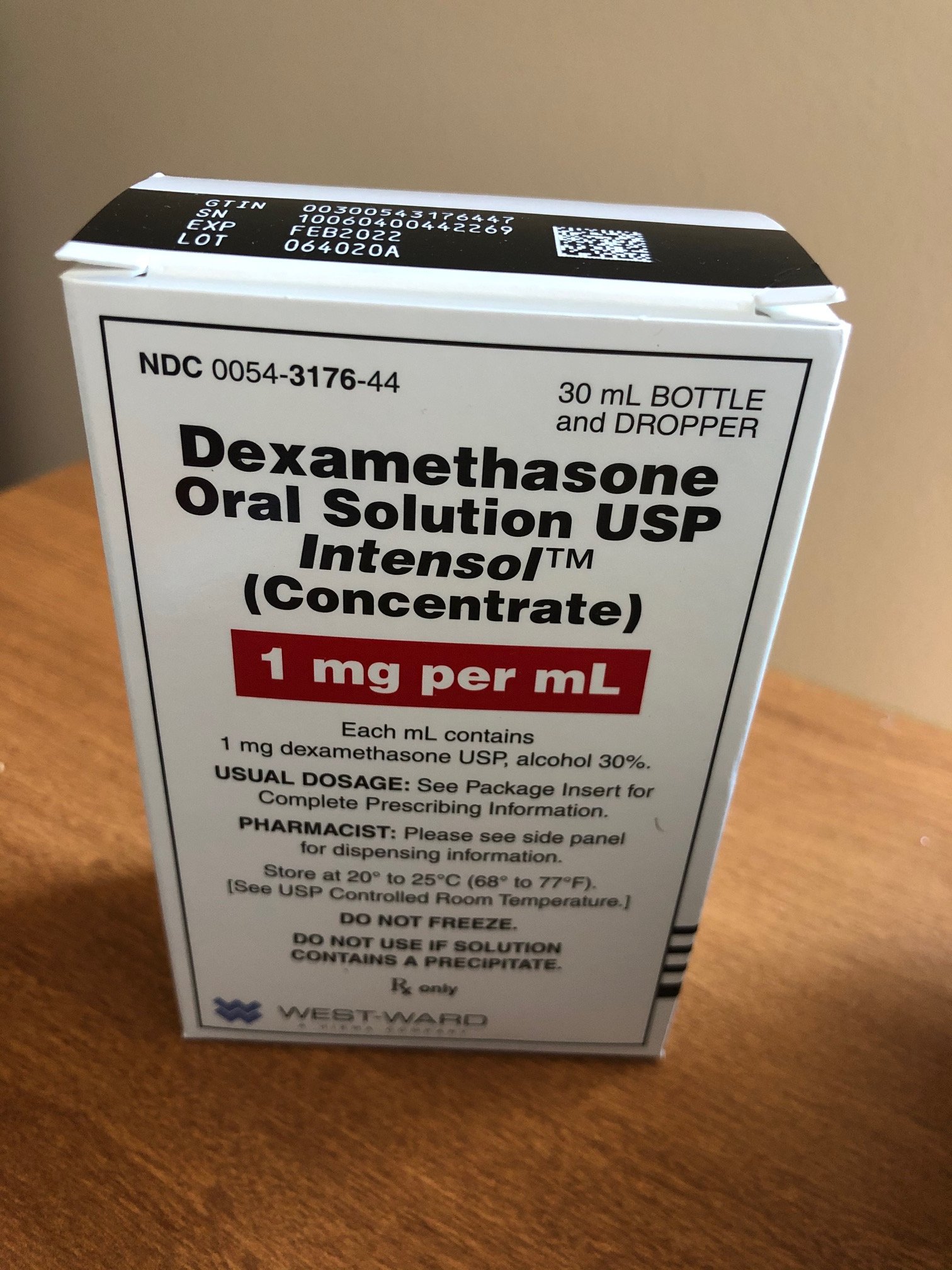 Rx Item-Dexamethasone  Int 1MG/ML 30 ML SOL by Hikma Pharma USA 