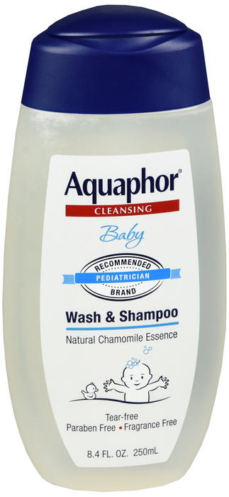 Aquaphor Baby Wash/Shampoo Liquid 8.4 oz By Beiersdorf/Consumer Prod USA 