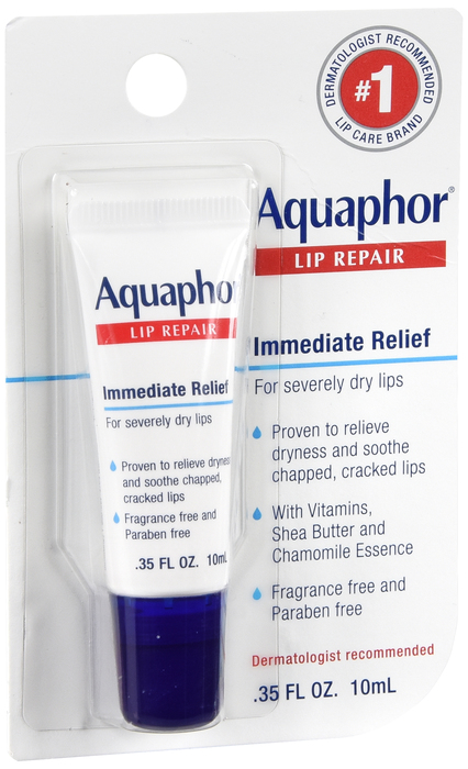 Aquaphor Lip Repair Tube Balm 6X.35 oz By Beiersdorf/Consumer Prod USA 