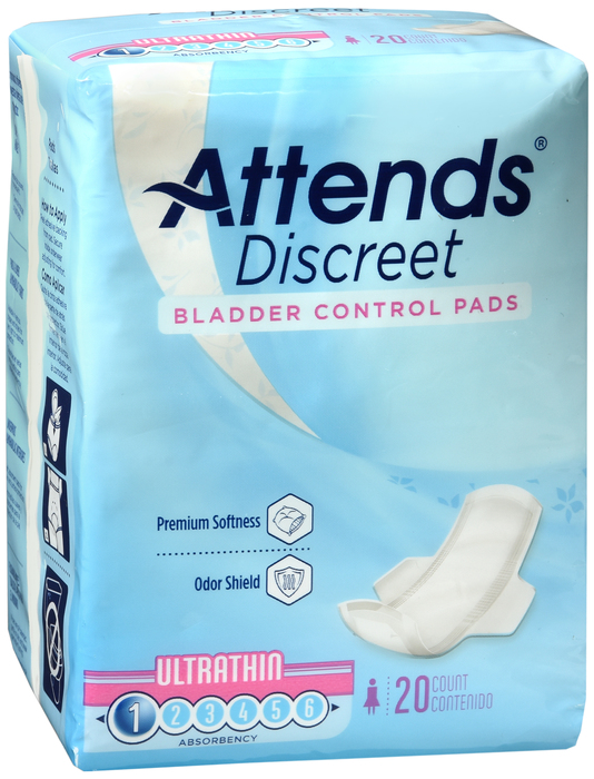 Attends Discreet Pads Ultrathin 10X20 Ct Pad By Attends Healthcare Products USA 