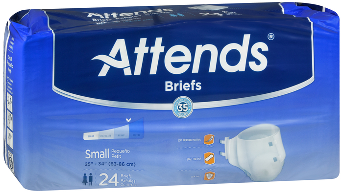 Attends Brief Small Brief 4X24 By Attends Healthcare Products USA 