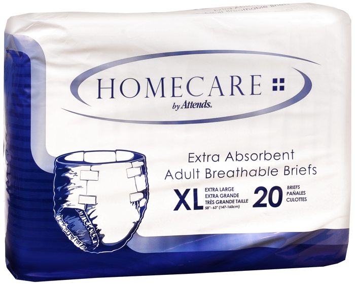 Attends Care Brief X-Large Brief 3X20 By Attends Healthcare Products USA 