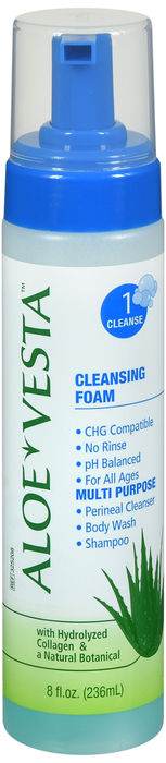 Aloe Vesta 3 In 1 Foam 8 oz Foam 8 oz By Medline USA 
