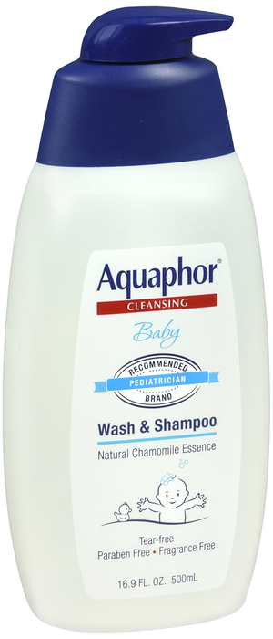 Pack of 12-Aquaphor Baby Wash & Shampoo 16.9 oz By Beiersdorf/Consumer Prod USA 