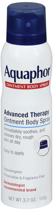 Pack of 12-Aquaphor Ointment Body Spray 3.7 oz By Beiersdorf/Consumer Prod USA 