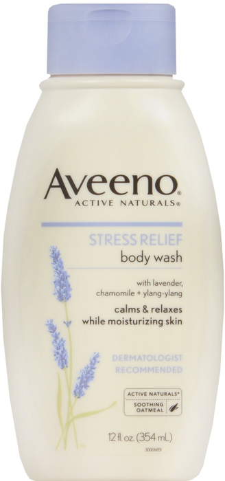 Pack of 12-Aveeno Body Wash Stress Relief Wash 12 oz By J&J Consumer USA 