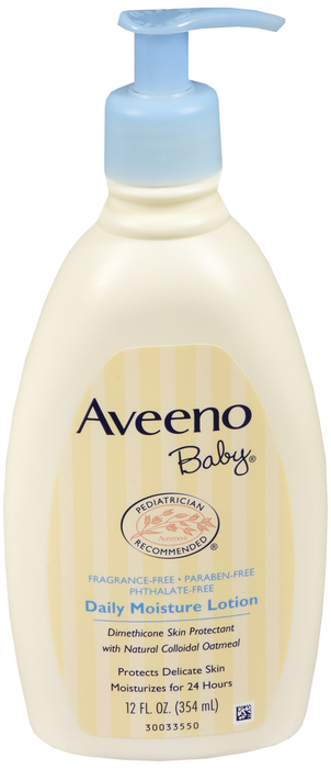 Aveeno Baby Lotion Daily Moisture Lotion 12 oz By J&J Consumer USA 
