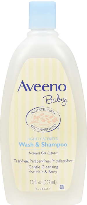 Aveeno Baby Wash & Shampoo Wash 18 oz By J&J Consumer USA 