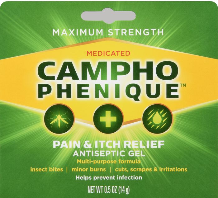 Case of 36-Campho Phenique Antiseptic Gel 0.5 oz By Foundation Consumer Healthcare USA 