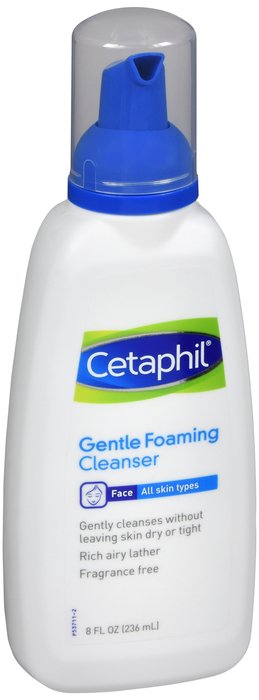 Pack of 12-Cetaphil Foaming Facial Cleanser Foam 8 oz By Galderma Lab, USA 