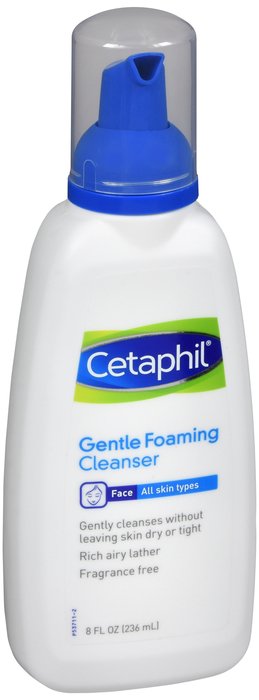Cetaphil Foaming Facial Cleanser Foam 8 oz By Galderma Lab, USA 