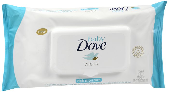 Dove Baby Wipes Rich Moisture Wipe 30 By Unilever Hpc-USA 
