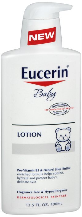 Pack of 12-Eucerin Baby Body Lotion 13.5 oz By Beiersdorf/Consumer Prod USA 