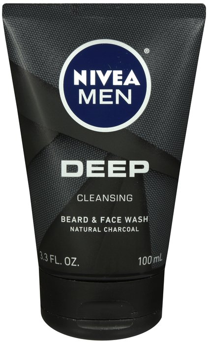 Nivea Men Deep Face And Beard Wash 3.3 oz By Beiersdorf/Consumer Prod USA 