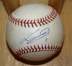 Thumbnail of Tsuyoshi Nishioka Autographed Baseball Signed Twins WBC Japan