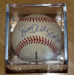 Thumbnail of BRET SABERHAGEN Autographed Rawlings 1985 World Series Baseball Signed Royals