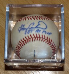 Thumbnail of Gary Carter Autographed Rawlings 1984 All Star Baseball Signed Expos