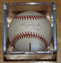 Thumbnail of Roger Clemens Autographed Baseball Signed Yankees 300 Wins 3000 k's