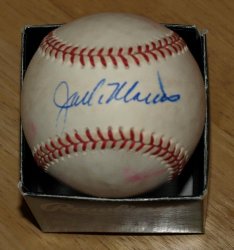 Thumbnail of Jack Morris Autographed Rawlings 1991 World Series Baseball Signed Twins WS MVP