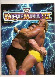 Thumbnail of wwf Wrestlemania 4 official Program PPV WWE