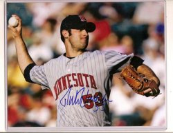 Thumbnail of Nick Blackburn Autographed 8x10 Photo Signed Minnesota Twins