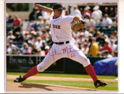 Thumbnail of Justin Masterson Autographed 8x10 Photo Signed Boston Red Sox