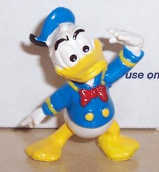 Thumbnail of Disney DONALD DUCK PVC FIGURE #8 By BULLY Rare Vintage