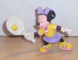 Thumbnail of Disney MINNIE MOUSE pvc figure #7 Play tennis by applause