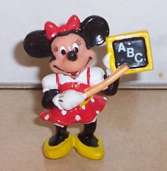Thumbnail of Disney MINNIE MOUSE pvc figure #8 teaching by applause