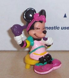 Thumbnail of Disney MINNIE MOUSE pvc figure #9 blow drying hair by applause
