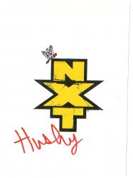Thumbnail of Husky Harris signed autographed wrestling 5x7 NXT LOGO photo WWF WWE WCW